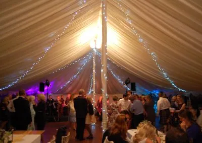 Marquee Linings for winter wedding in Scotland
