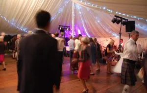 Marquee hire at Marquee Hire East Lothian at Ravensheugh Log Cabin