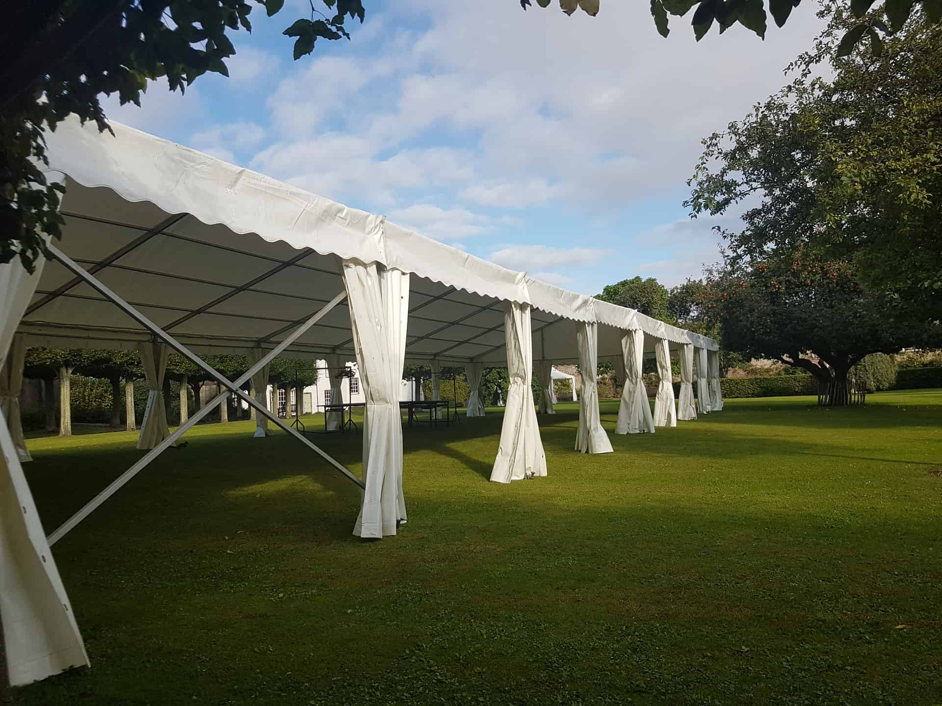 9x24M Clearspan Frame Tent - no floor Party tent and small garden marquee hire