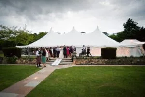 winter wedding marquee at Gilmerton House